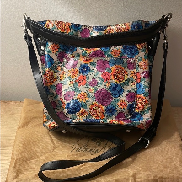 Patricia Nash Floral Leather Crossbody Bag - Picture 4 of 10